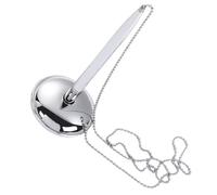 LIGHTAOTAO Stylo de Comptoir Argenté à Encre Fluide avec Chaînette Stylo de Bureau Multifonction pour Signature Enseignes Commerciales et Réception D’hôtel Outil D’écriture Ergonomique