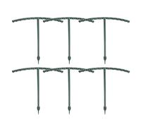 LIGHTAOTAO Support et Fixation des Plantes en Pot en Plastique Vert 12pcs pour Plantes Grimpantes Léger et Ajustable, pour Culture de Tomates