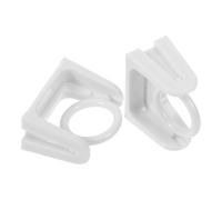LIGHTAOTAO Supports Muraux pour Tringle à Rideaux 2 Pièces en Abs Blanc