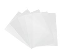 LIGHTAOTAO Tableaux Blancs de Table Antidérapants en Plastique Transparent A4, Lot de 5 pour Maison, École et Bureau, Blocs-Notes Légers Surface Lisse
