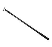 LIGHTAOTAO Tringle à Stores en Alliage D'aluminium Noir 60cm, Baguette de Tirage Robuste et Facile à Utiliser pour Rideaux et Stores Modernes