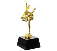 LIGHTAOTAO Trophée de Danse Garçon Fille Métal Argenté Décoration Fête et Récompense Ballet Modèle de Trophée Design Élégant pour Compétition et Cérémonie