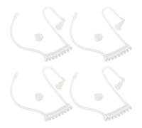 LIGHTAOTAO Tube Acoustique Transparent de Remplacement pour Oreillette Radio, 4 Pièces, Compatible Radios Bidirectionnelles, Résistant à L'humidité la Transpiration, Oreillette à