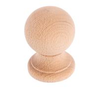 LIGHTAOTAO Wood Spindle Decorative Finial for Bed Posts and Curtain Rods, Beige Solid Hardwood with Natural Charm for Furniture Decorations and DIY Crafts