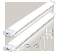 Lightasea Neon LED 120 CM, Linkable Reglette LED 40W 4500K Blanc Neutre, Étanche IP66 Tube LEDs pour Garage, Atelier, Bureau, Mur, Cuisine, Abri