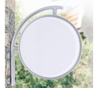 Lightbox Boîte lumineuse LED double face ronde 40 cm - Panneau lumineux LED néon - Publicité lumineuse pour bar, affaires, bureau, magasins et entreprises