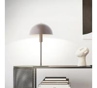 Lightbox lampe de bureau champignon | 36 cm de hauteur | lampe de bureau | Lampe de table champignon, hauteur 36 cm, E14, métal, taupe/argenté