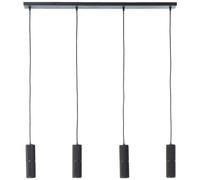 Lightbox LED lampe à poutre suspendue | 150 x 92 x 10 cm | suspension | Lampe LED suspendue, largeur 92 cm, GU10, 4x 350 lm, 3000 K, sable noir