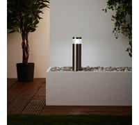 Lightbox LED lampe de socle d'extérieur - hauteur 30 cm - lampadaire d'extérieur comme lampe de chemin pour le jardin - 4 W, 460 lm, 6500 K - protégé contre les éclaboussures (IP44) - en acier