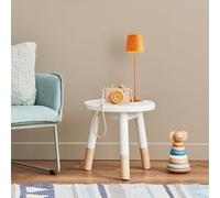 Lightbox LED lampe de table pour intérieur & extérieur | 37 cm / 23 cm de hauteur, Ø 10 cm | lampe de table d'extérieur orange mat avec variateur tactile | mobile/sans fil/portable | rechargeable