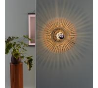 Lightbox Wandleuchte Ø 33 cm Gold, E27, max. 52 W Lampe | Applique murale - Applique décorative d'intérieur avec un effet de lumière