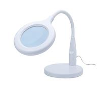 Lightcraft Lampe loupe avec col Flexible - Objectif 100 mm - 36 LED - Température de Couleur 6500 K - pour Loisirs, Artisanat, modélisme et électronique - Grossissement x 1,75