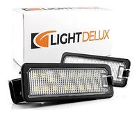 LIGHTDELUX Remplacement pour éclairage de plaque minéralogique à LED sans message d'erreur avec marquage E V-030636