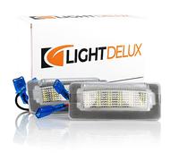 LIGHTDELUX Remplacement pour éclairage de plaque minéralogique à LED sans message d'erreur avec marquage E V-030225