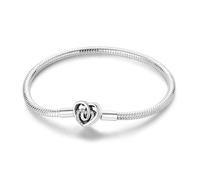 LIGHTDOG 925 Argent Chaîne Serpent Bracelet pour Pandora Convient pour Charms Européens Bracelet Perles Cadeau pour les Femmes