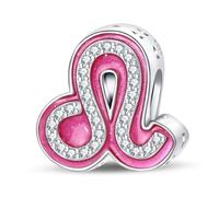 LIGHTDOG 925 Argent Sterling Bracelet Charms 12 Signes du Zodiaque Charms Pour Bracelets Européens et Colliers de Bracelets Pandora Cadeaux pour Femmes