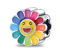 LIGHTDOG 925 Bracelet de breloques en argent sterling avec perles de cœur Compatible avec les bracelets européens pour les femmes filles Bracelets de breloques Pandora