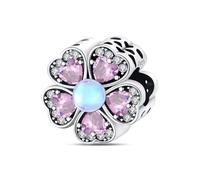 LIGHTDOG 925 Charms en argent pour bracelets, compatibles avec les bracelets européens et adaptés aux bracelets Pandora Charm pour les femmes filles