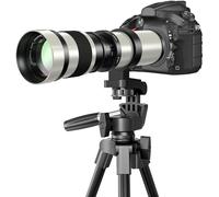 Lightdow 420-800mm f/8.3 Téléobjectif, Objectif Full Frame avec Adaptateur T-Mount, Compatible avec Nikon D850 D810 D780 D750 D500 D7500 D7200 D5600 D3500 D3400 etc | Série D Caméra DSLR