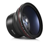 Lightdow Objectif HD haute définition 55 mm 0,43x + partie macro pour Sony A7 A7R A7S A7II A7RII A7SII A9 A7RIII A7RIII A7III A5000 A5100 A6000 A6300 A6400 A6500 A6600 0 (φ5,5 mm). 5 mm)