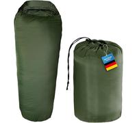 LightDry® Gigoteuse Momie Thermique 3 Saisons Haute Technologie en Microfibre jusqu'à -13 °C ; léger, Compact, Chaud (Vert Olive)