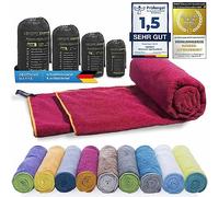 LightDry Serviette de Sport Sac à Dos en Microfibre Originale pour Femmes et Hommes Serviette de Voyage Serviette de Sport à séchage Rapide Serviette de Plage, légère et antibactérienne