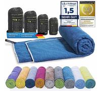 LightDry Serviette de Sport Sac à Dos en Microfibre Originale pour Femmes et Hommes Serviette de Voyage Serviette de Sport à séchage Rapide Serviette de Plage, légère et antibactérienne