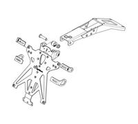 Lightech Kit De Support De Plaque D´immatriculation Ducati Ktardu115 A2