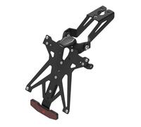 LighTech Kit porte-plaque réglable LT009 pour Yamaha YZF R1 2009-2014 avec éclairage argenté