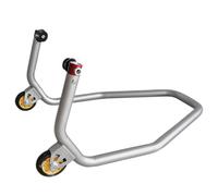 Lightech stainless steel motorbike arrière wheelstand with rollers