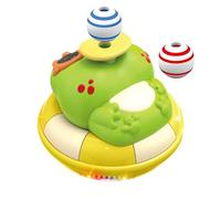 Lighted Kids Electric, Blowing Ball Toy, 5.51x5.51x5.12 inches, Sound Light Fun, Interactive Game Mode, Rotating Frog Elephant, ABS Material Design, for Battery Operated Device