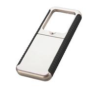 Lighted Magnifying Glass - 10X Handheld Lens for Reading Close Work | ABS Frame with LED Illumination, Ergonomic Grip Viewer for Seniors Adults Books Newspapers Crafts Inspection Home Travel Use