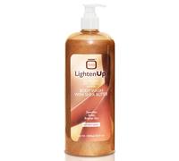 LightenUp Exfoliating Body Wash - 33.8 Fl oz / 1000 ml - Formulé pour exfolier et nourrir la peau, avec du beurre de karité, de la papaye