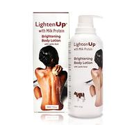 LightenUp, Lactic Acid Lotion | 13.5 Fl oz / 400ml | AHA Body Cream | Fade Dark Spots on Body, Knees, Armpit, Underarm | with Shea Butter, For Women and Men