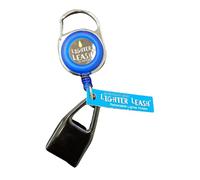 Lighter Leash Premium Retractable Lighter Holder Easy Access to Their Lighter - Assorted Colors - 15 Pack