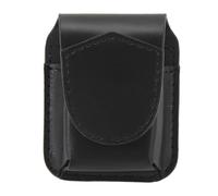 Lighter Pouch with Belt Loop, PU Holder, Soft Anti-Scratch Lining, Magnetic Buckle, Lighter Waist Case, for Outdoor, Black