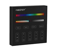 LIGHTEU®, Miboxer RGBCCT 4 Zone RGBW Dimmable 2.4Ghz RF Télécommande pour les séries RGB/RGBW/RGBCCT, B4-B