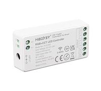 LIGHTEU®, Milight Miboxer 2.4GHz RGB+CCT RGB température de couleur 2700-6500K contrôleur DMX512 contrôlable, PWM haute/basse fréquence, FUT039S