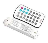 LIGHTEU®, Mini Pixels LED Controller SPI-16S avec télécommande RF M16S, Digital Controller Chasing RGB, compatible avec toutes sortes de LED à pixel unique ou bilinéaire