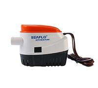 LIGHTEU®, Seaflo Pompe à eau de cale automatique 12 V 750 GPH 3 A avec système d'interrupteur à flotteur intégré, pas besoin d'un interrupteur à flotteur séparé
