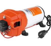 LIGHTEU®, Seaflo SFDPA2-045-040-41 Pompe à membrane auto-amorçante 220 V 17,0 LPM 2,8 bar 41S avec dérivation pour l'eau en cas de besoin Pompe à membrane pour camping-car, camping-car
