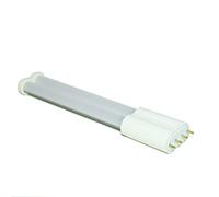 LIGHTEU, Tube Fluorescent Professionnel LED LT-2G11-P06-1 6W Blanc Chaud, Qualité Industrielle, Remplacement direct pour PHILIPS MASTER PL-L 18W/830 4P / PL-L 18W/827 4P ou OSRAM DULUX L 18W/830 [Classe énergétique A+]