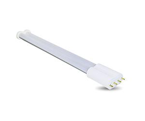 LIGHTEU, Tube Fluorescent Professionnel LED LT-2G11-P08-2 8W blanc neutre, Qualité Industrielle, Remplacement direct pour PHILIPS MASTER PL-L 24W/840 4P ou OSRAM DULUX L 24W/840