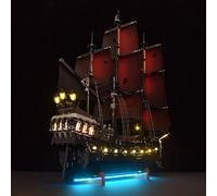 LightGo Kit LED pour Black Pearl compatible avec Lego 10365 Captain Jack Sparrow's Pirate Ship | Briques uniquement non incluses (version classique)