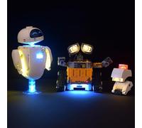 LightGo Kit LED pour Wall-E et EVE compatible avec Lego 43279 | Briques d'éclairage uniquement non incluses
