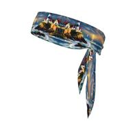 Lighthouse Bandeau élastique pour homme et femme Motif peinture diamant