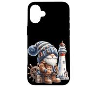 Lighthouse Keeper GNOME for Beach Trip and Family Vacation Coque pour iPhone 16 Plus