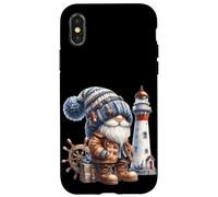 Lighthouse Keeper GNOME for Beach Trip and Family Vacation Coque pour iPhone X/XS