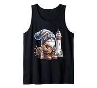 Lighthouse Keeper GNOME for Beach Trip and Family Vacation Débardeur