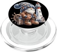 Lighthouse Keeper GNOME for Beach Trip and Family Vacation PopSockets PopGrip pour MagSafe
